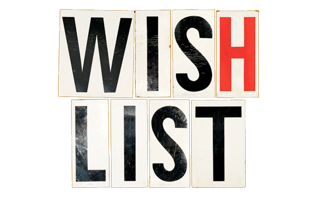WishList d&rsquo;Anniversaire 2016